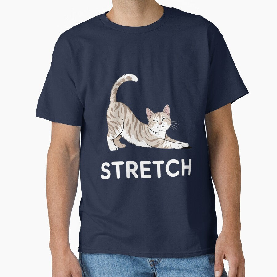 Stretch CAT Yoga Calm Balance Cute Animal Yogi by gourpmerzihd T-Shirts, Hoodie, Sweatshirt | BlankRebels.com (Image 1)