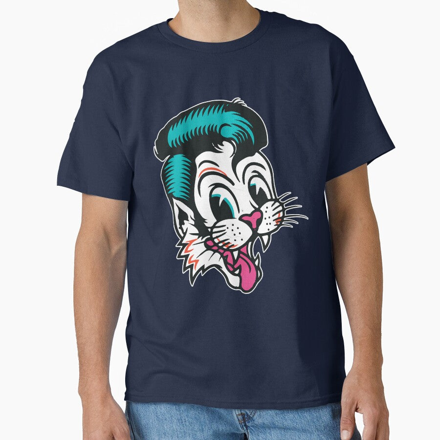 Men Women Guitar Rock Stray Cats by BrittaSchwab T-Shirts, Hoodie, Sweatshirt | BlankRebels.com (Image 1)
