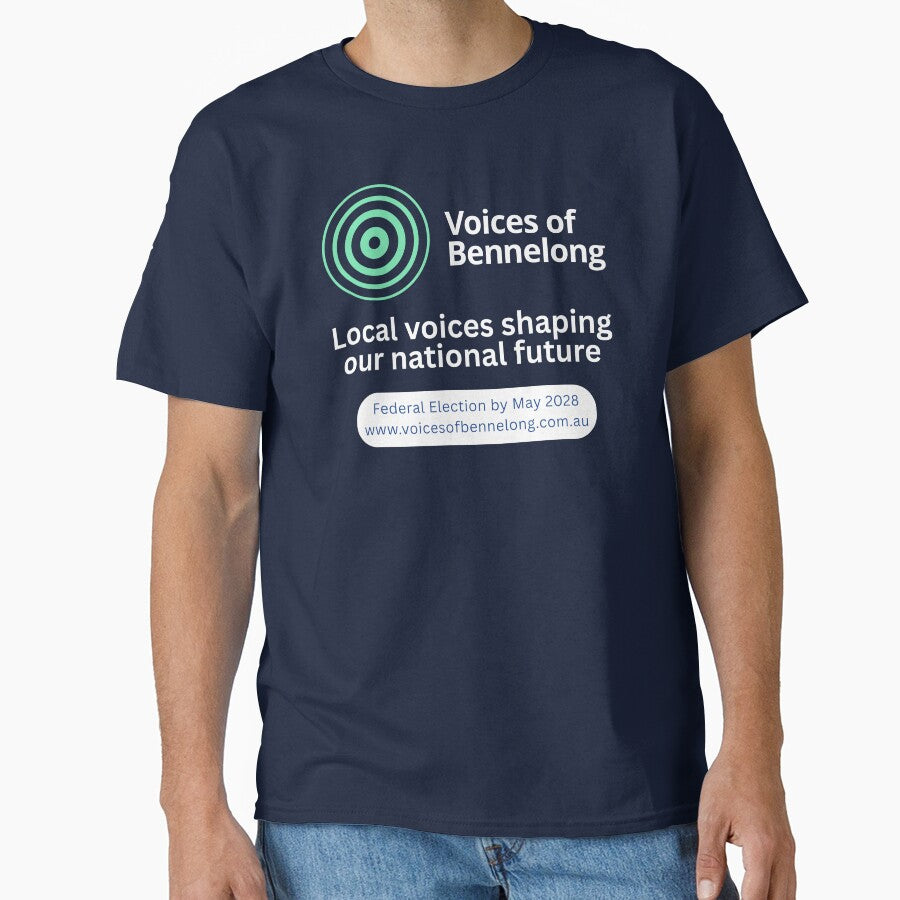 Copy of Voices of Bennelong Navy T'Shirt (Image 1)