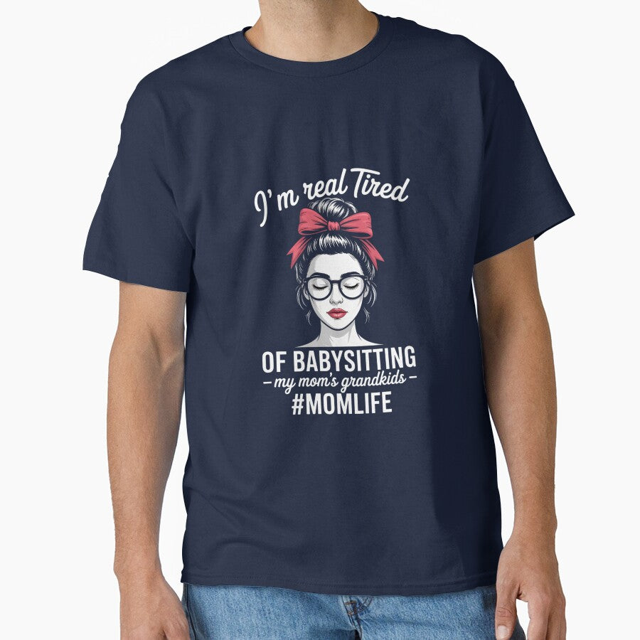Mom Life Messy Bun Joke by gourpmerzihd T-Shirts, Hoodie, Sweatshirt | BlankRebels.com (Image 1)
