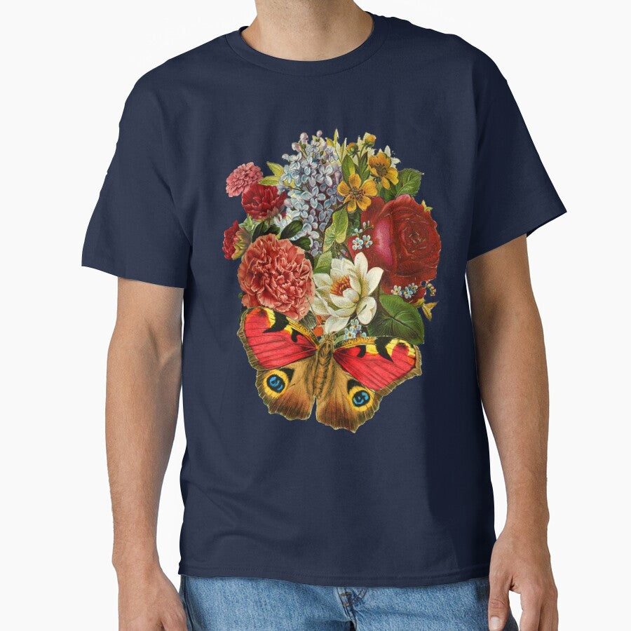 Fairycore Cottagecore Flowers Butterfly by soulfulprintss8 T-Shirts, Hoodie, Sweatshirt | BlankRebels.com (Image 1)