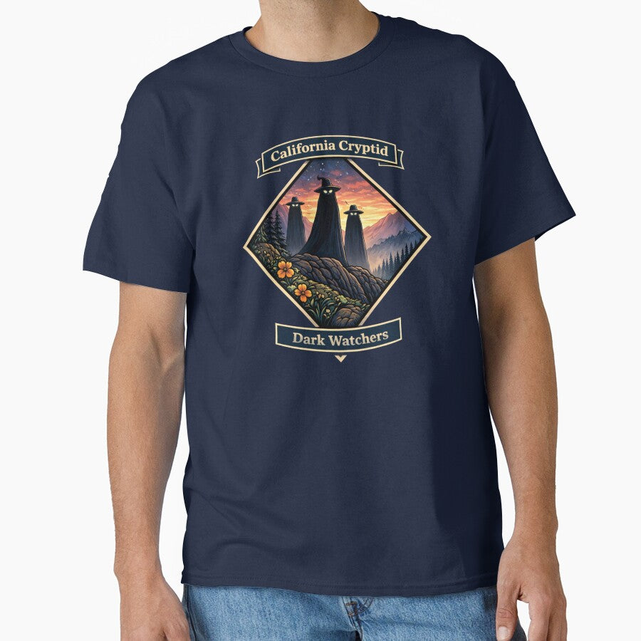 California Cryptid Dark Watchers by Planetporridge T-Shirts, Hoodie, Sweatshirt | BlankRebels.com (Image 1)