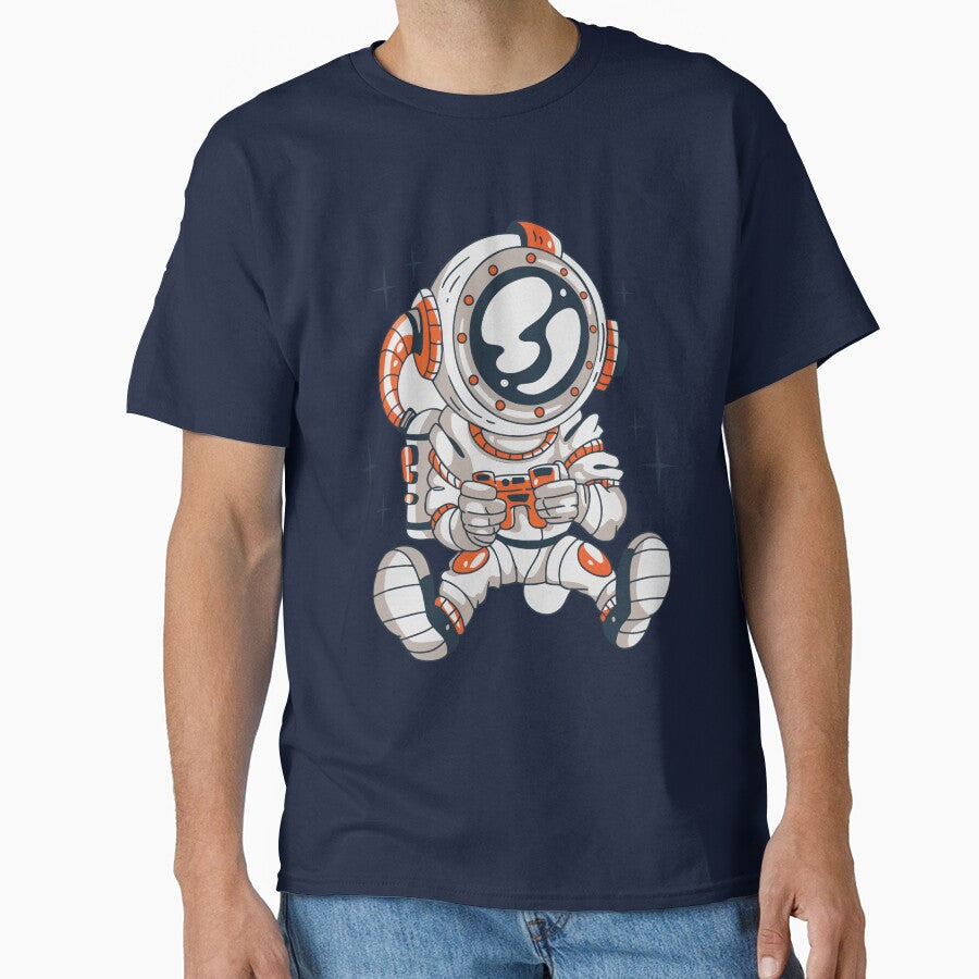 gamer astronaut t-shirt by Artezia Hoodie, Sweatshirt | BlankRebels.com (Image 1)