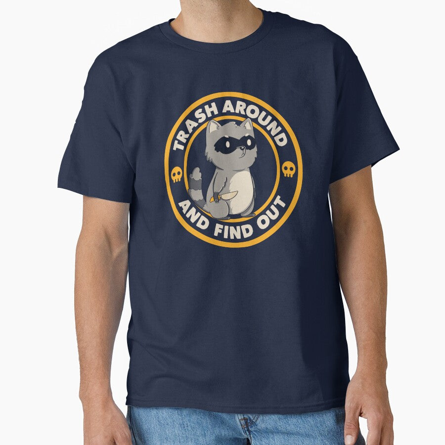 Trash Around Raccoon by Tobe Fonseca by Tobe Fonseca® T-Shirts, Hoodie, Sweatshirt | BlankRebels.com (Image 1)