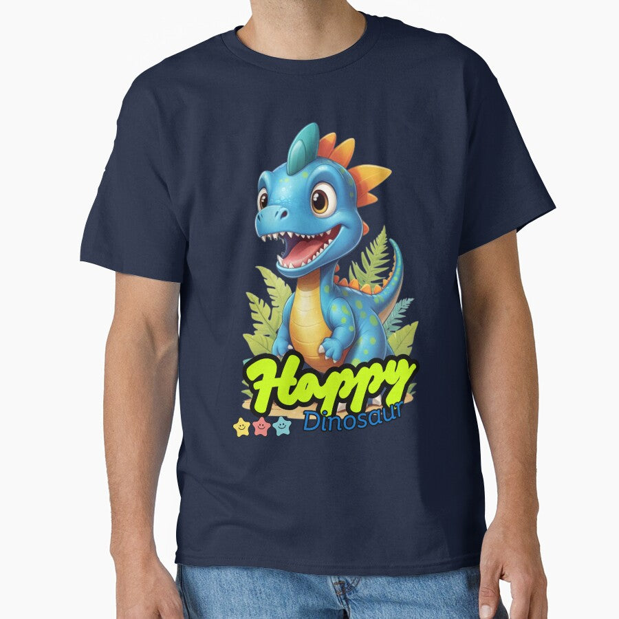 happy blue dinosaur by KIDS-PRINTS T-Shirts, Hoodie, Sweatshirt | BlankRebels.com (Image 1)