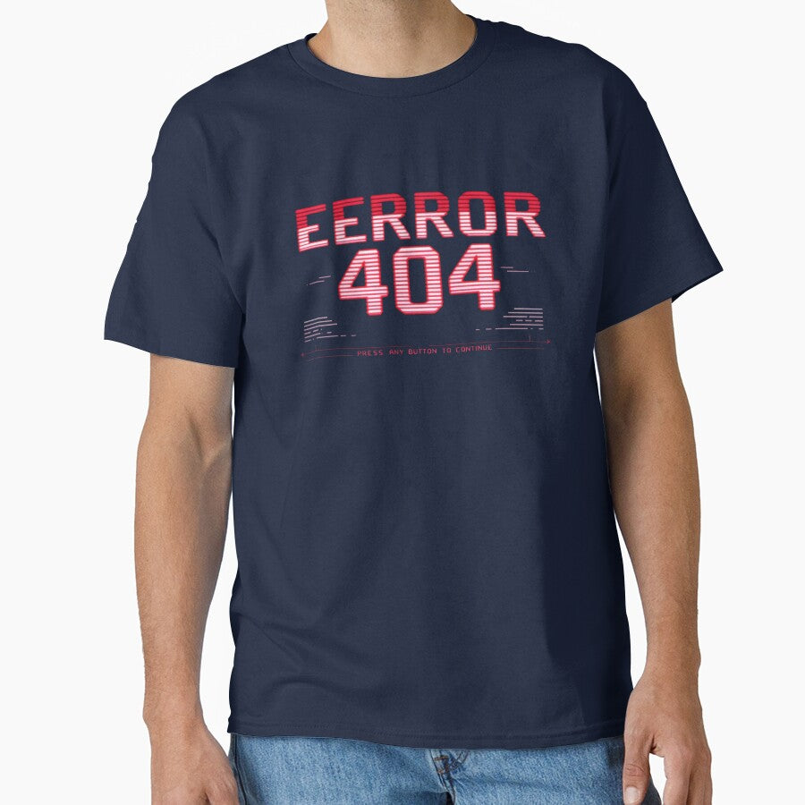 Error 404: Retro Error Message T-Shirts, Hoodie, Sweatshirt