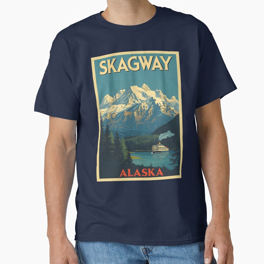 Skagway - Alaska by GoodOldVintage T-Shirts, Hoodie, Sweatshirt | BlankRebels.com (Image 1)