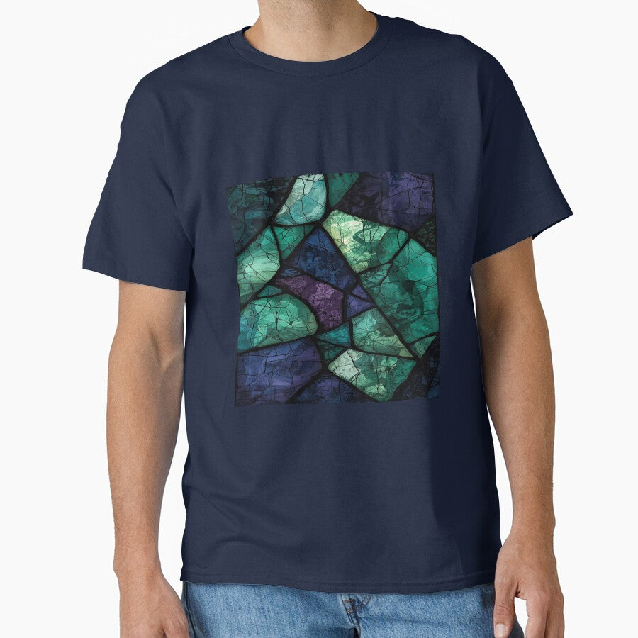Gothic Stained Glass Abstract by mari0n980 T-Shirts, Hoodie, Sweatshirt | BlankRebels.com (Image 1)