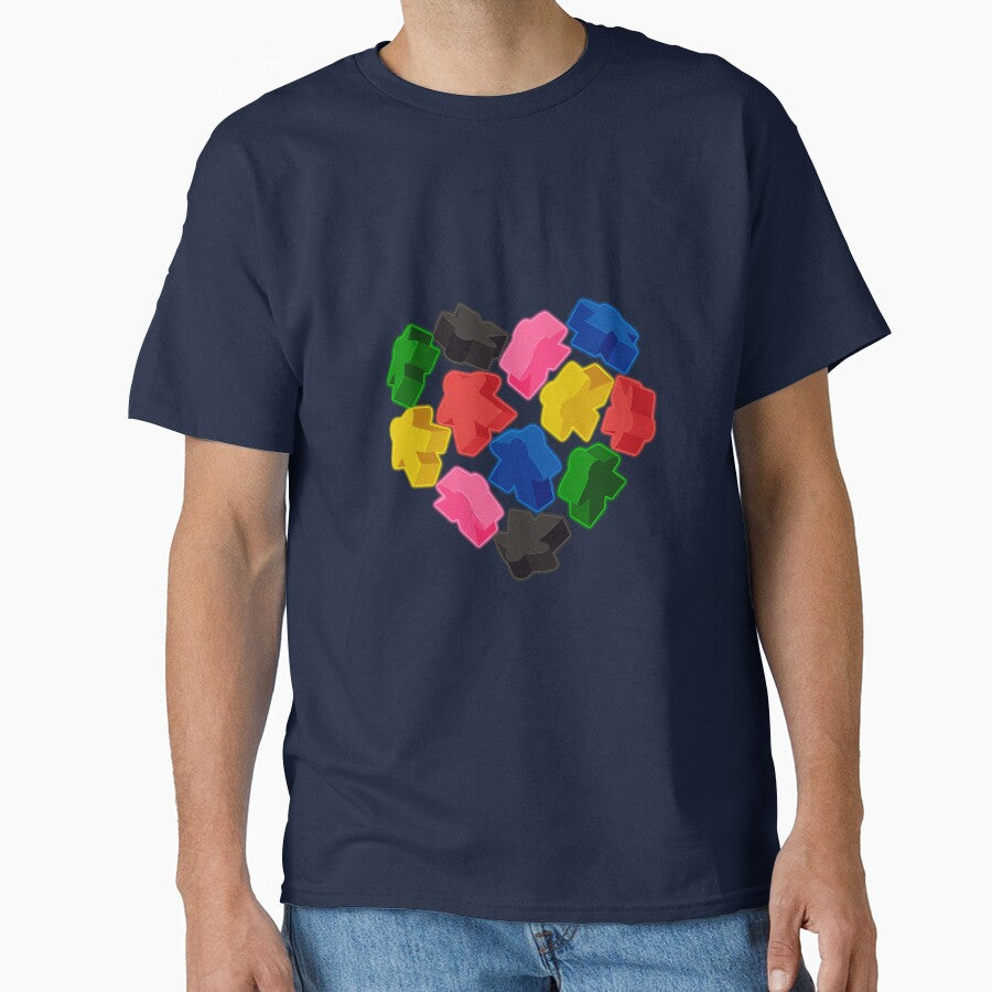 Meeples but it’s a looping pattern by Freckles Fernicola T-Shirts, Hoodie, Sweatshirt | BlankRebels.com (Image 1)