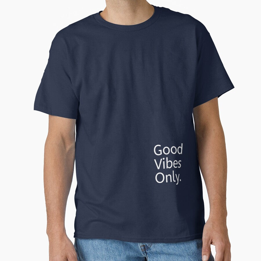 Good Vibes Only | Minimal Typography Quote Design by SoSpecialStore T-Shirts, Hoodie, Sweatshirt | BlankRebels.com (Image 1)