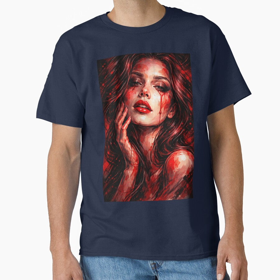 Abstract Red by EMORA NOVAIRE T-Shirts, Hoodie, Sweatshirt | BlankRebels.com (Image 1)