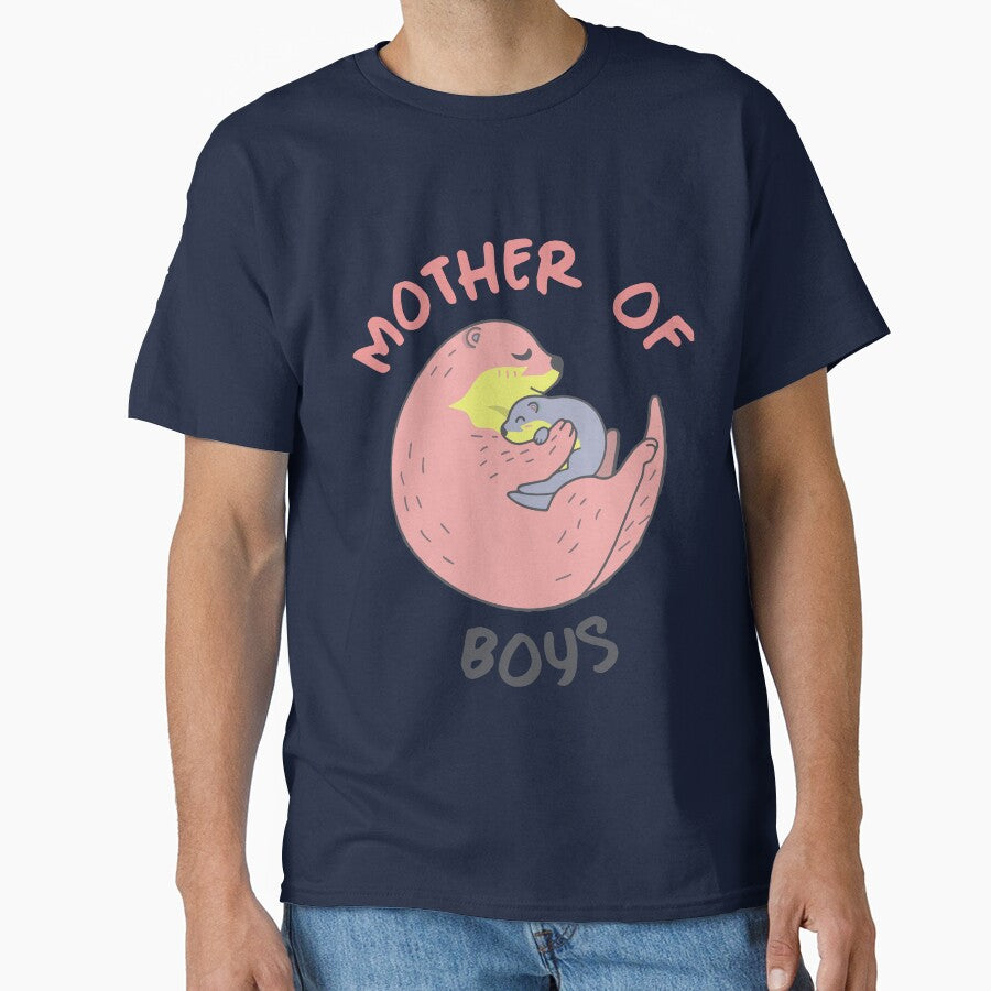 Mother of Boys - Otter Style by Billy Wong T-Shirts, Hoodie, Sweatshirt | BlankRebels.com (Image 1)
