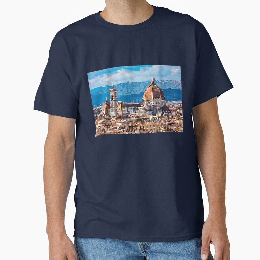 Pixelated Florence Cathedral T-Shirts, Hoodie, Sweatshirt
