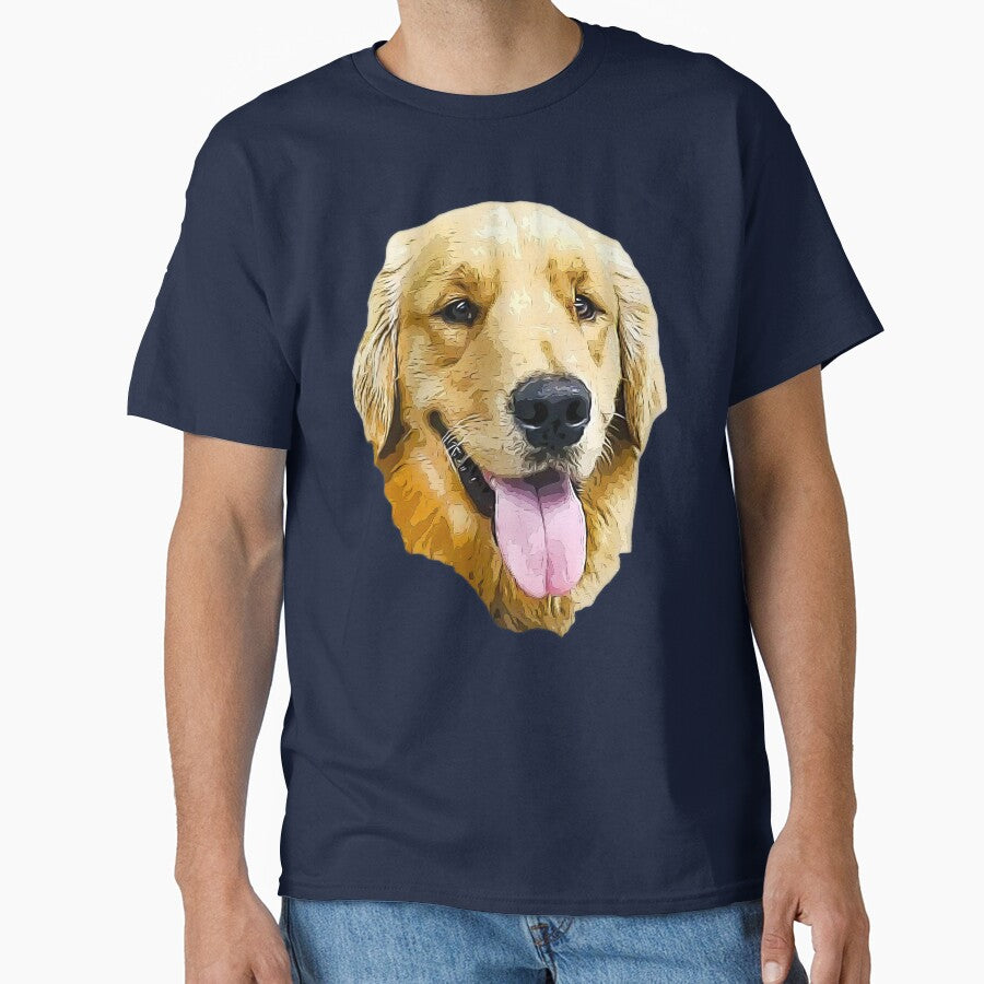 Golden Retriever Art by ElegantCat T-Shirts, Hoodie, Sweatshirt | BlankRebels.com (Image 1)