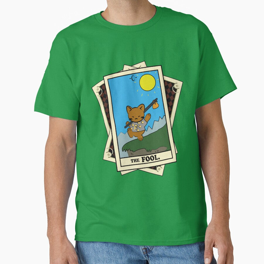 TAROT CARDS DECK | THE FOOL. | FORTUNE CAT by FalconLifeStore T-Shirts, Hoodie, Sweatshirt | BlankRebels.com (Image 1)