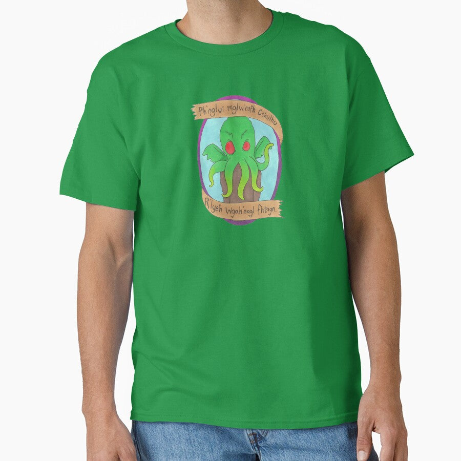 Lord Cthulhu Cameo by TakoraTakora T-Shirts, Hoodie, Sweatshirt | BlankRebels.com (Image 1)