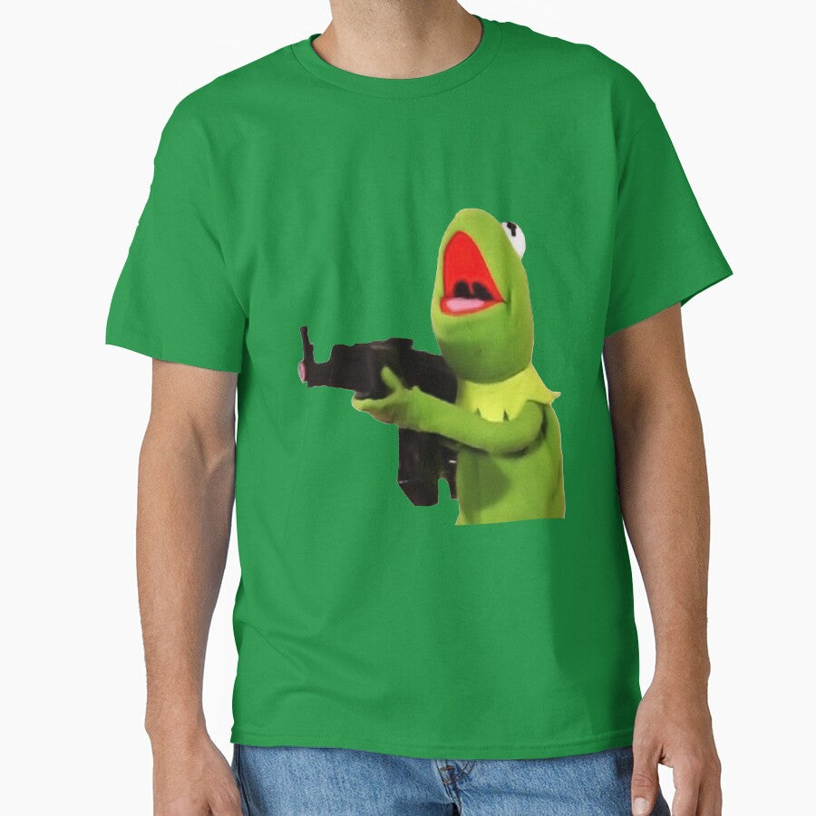 Kermit Frog Gun T-Shirts, Hoodie, Sweatshirt
