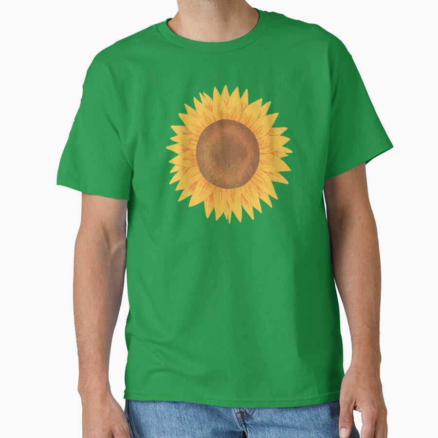 A Bright Yellow Sunflower by Yulia Saraswati T-Shirts, Hoodie, Sweatshirt | BlankRebels.com (Image 1)