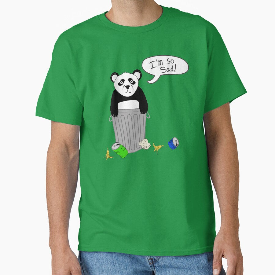 sad trash panda by B0red T-Shirts, Hoodie, Sweatshirt | BlankRebels.com (Image 1)