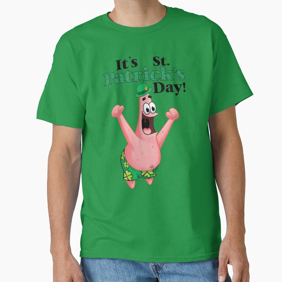 Spongebob St Patrick's Day by zuzinstr T-Shirts, Hoodie, Sweatshirt | BlankRebels.com (Image 1)