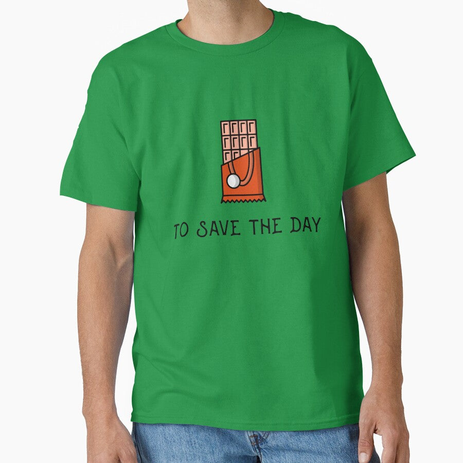 Chocolate to save the day by OnlyCoolTees T-Shirts, Hoodie, Sweatshirt | BlankRebels.com (Image 1)