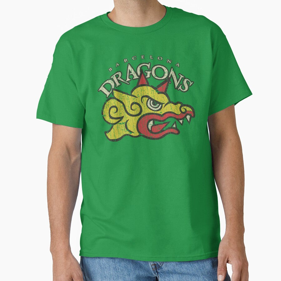 Barcelona Dragons 1991 by AstroZombie6669 T-Shirts, Hoodie, Sweatshirt | BlankRebels.com (Image 1)