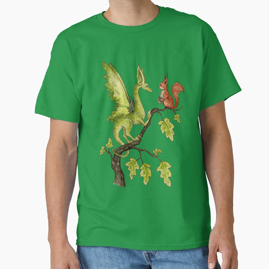 Oak Tree Encounter by AmyBrownArt T-Shirts, Hoodie, Sweatshirt | BlankRebels.com (Image 1)