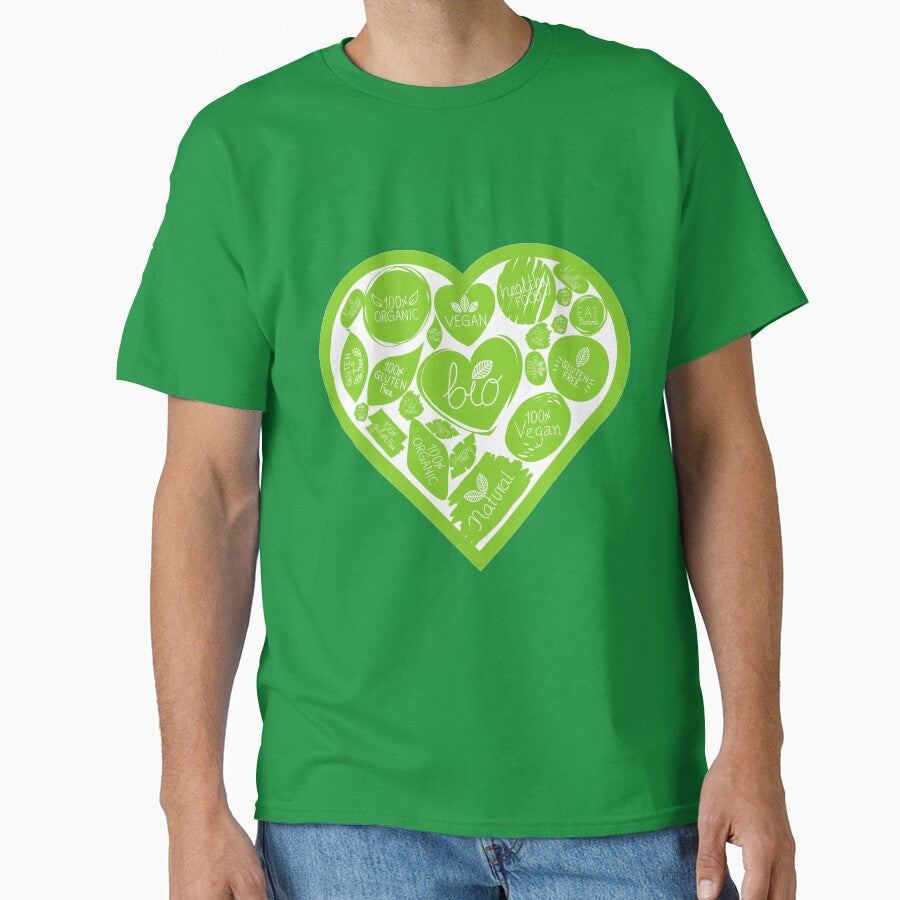 That Vegan Teacher - Heart Shape Vegan by mewsis T-Shirts, Hoodie, Sweatshirt | BlankRebels.com (Image 1)