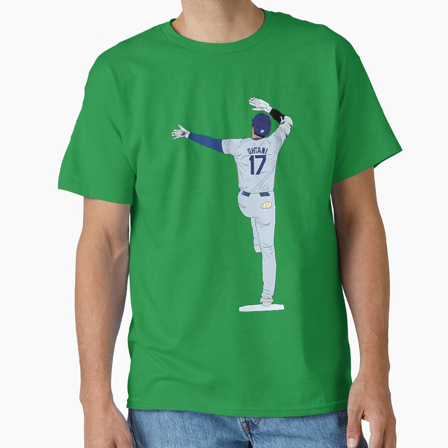 Shohei Ohtani On Base Minimalist 17 by Ezekiel095