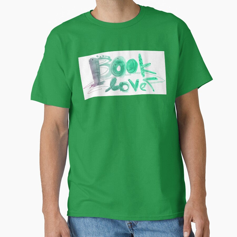 Book Lover Watercolor Lettering Booklover Lettering T-Shirts, Hoodie, Sweatshirt