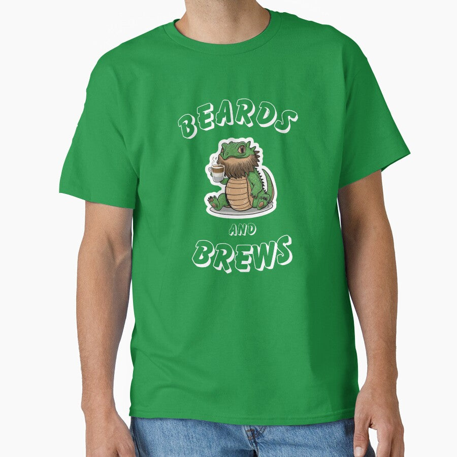 Beards and Brews Bearded Dragon by TailgatingJawns T-Shirts, Hoodie, Sweatshirt | BlankRebels.com (Image 1)