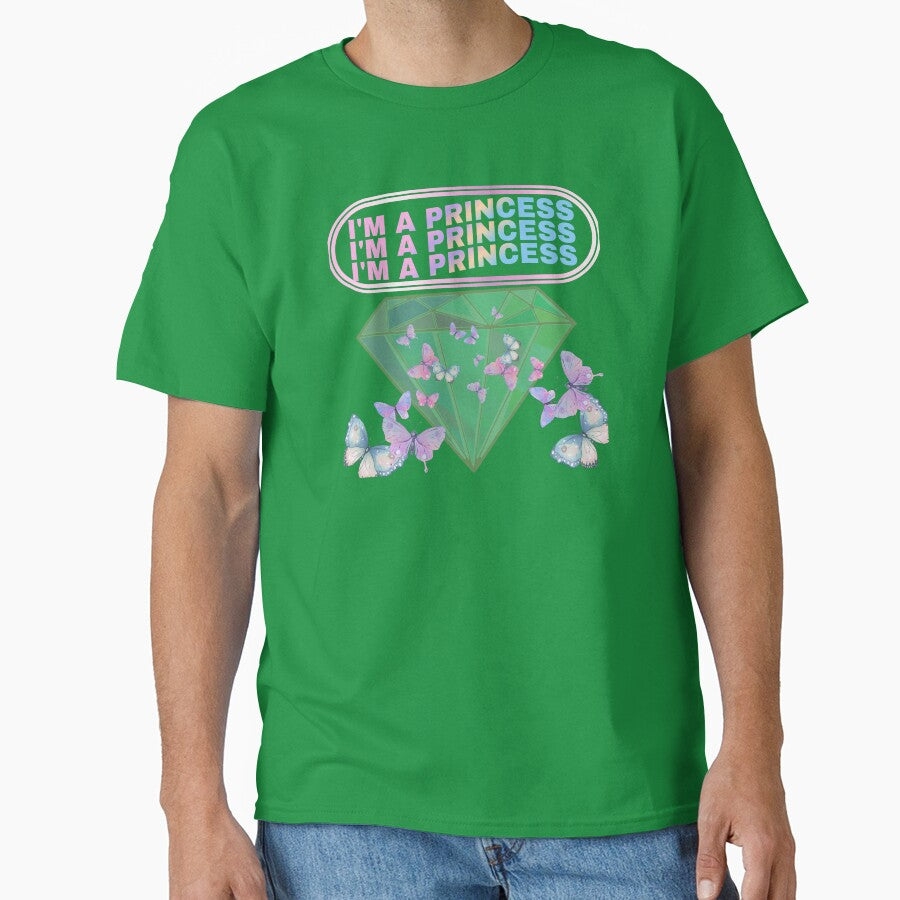 Y2K Soft Girl Princess Quote with Magic Butterflies by LoraDesign98 T-Shirts, Hoodie, Sweatshirt | BlankRebels.com (Image 1)