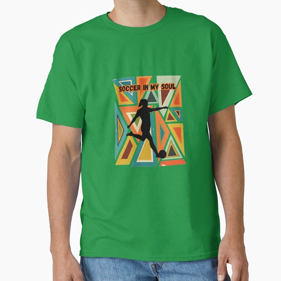 Just a Girl Who Loves Soccer – Women’s Soccer Graphic T-Shirt | Cute Soccer Lover Design by Lamagift Hoodie,... (Image 1)