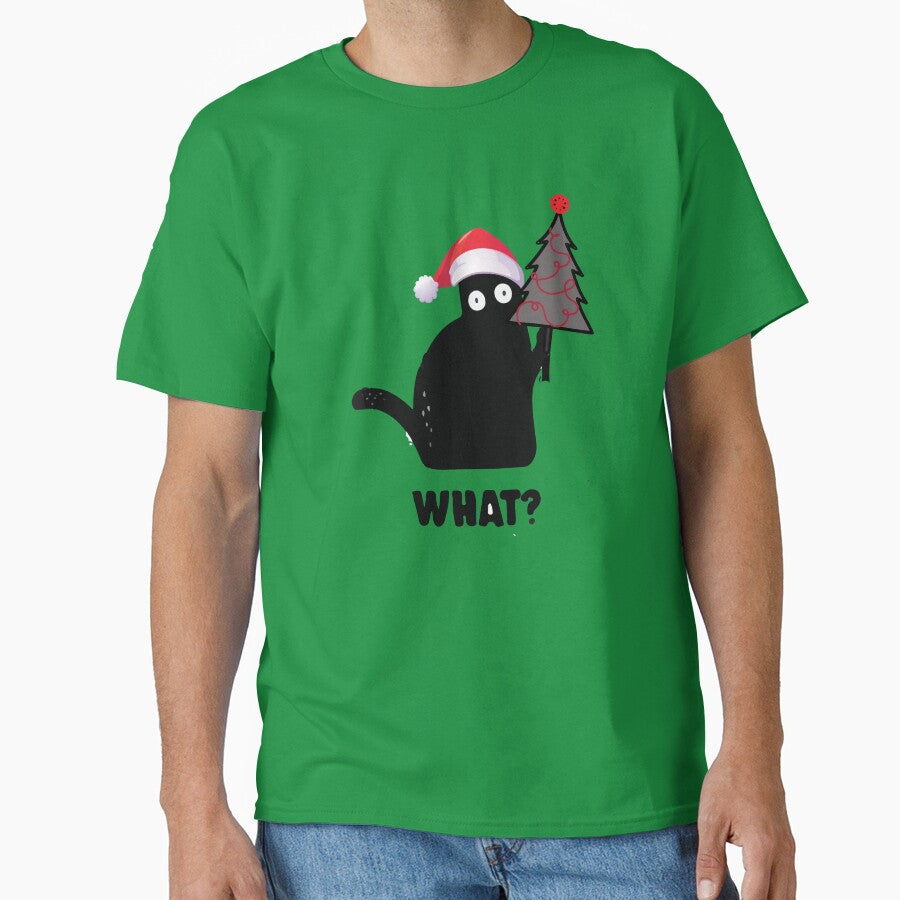 Merry Christmas cat what ? by MORADRIF T-Shirts, Hoodie, Sweatshirt | BlankRebels.com (Image 1)