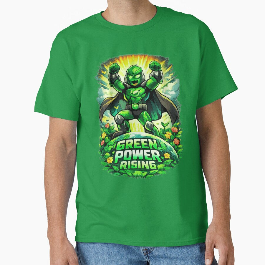 Verdion Green Superhero – Eco Hero Saving Planet – Comic T-Shirts, Hoodie, Sweatshirt