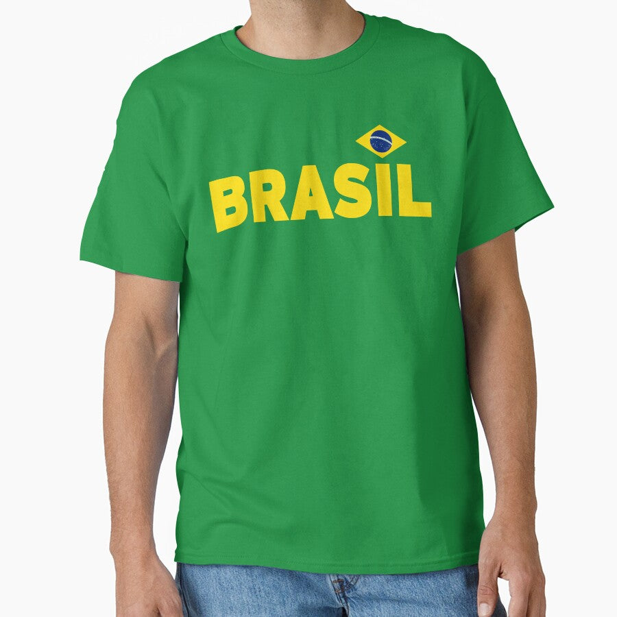 Brazil National Team Brazilian Futbol Soccer Flag by pixeljamz T-Shirts, Hoodie, Sweatshirt | BlankRebels.com (Image 1)