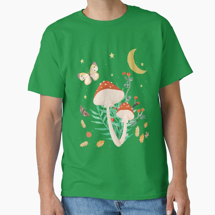 Cottagecore Mushroom Dark Aesthetic Goblincore Design by hausofvegas T-Shirts, Hoodie, Sweatshirt | BlankRebels.com (Image 1)