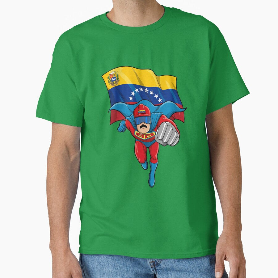 Superbigote Venezuelas Superhero Protector by BlackHat-07 T-Shirts, Hoodie, Sweatshirt | BlankRebels.com (Image 1)