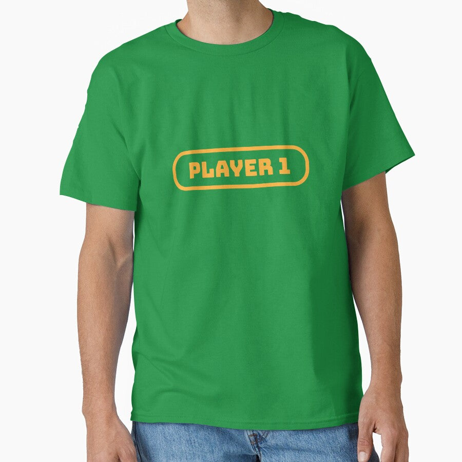 Player 1 video game Tshirt men by Alex-Store-KY Hoodie, Sweatshirt | BlankRebels.com (Image 1)