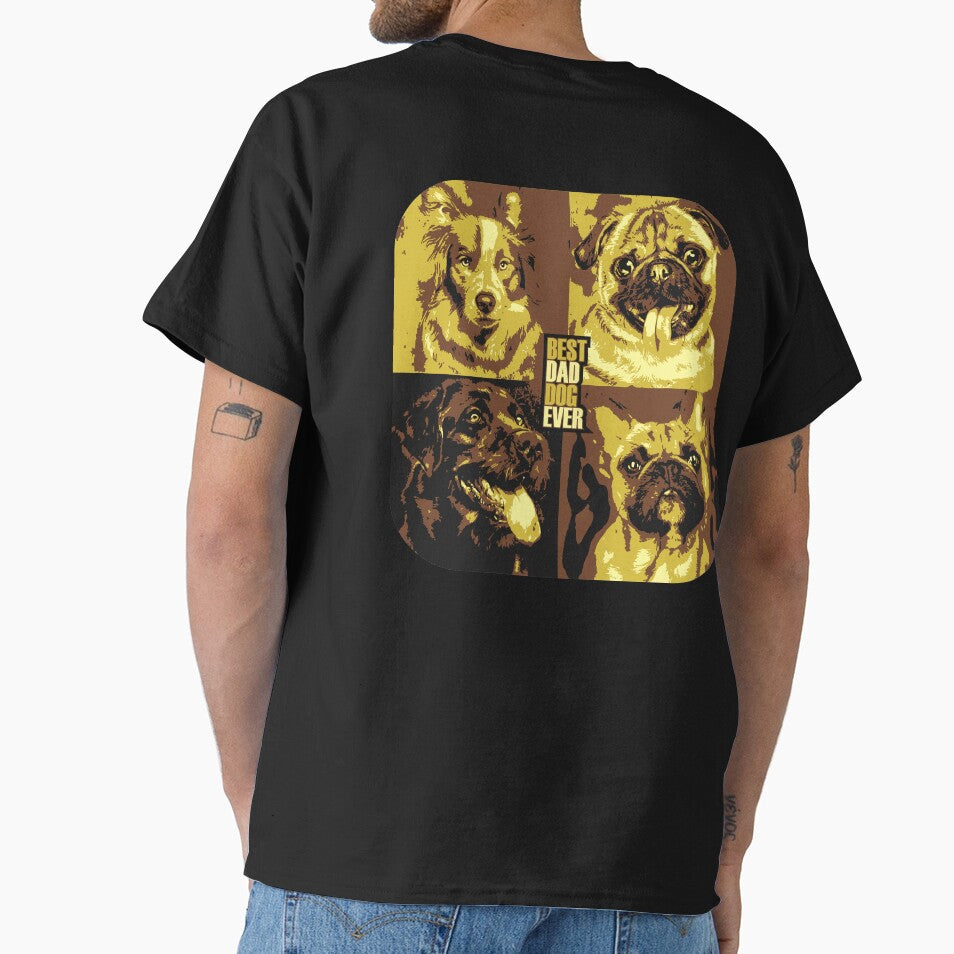 best dog dad ever by SyahrulPopArt T-Shirts, Hoodie, Sweatshirt | BlankRebels.com (Image 1)