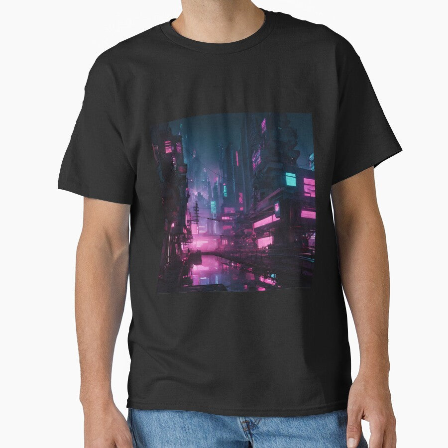 Cyberpunk Night City Art #7 by Cyberpunk Neo T-Shirts, Hoodie, Sweatshirt | BlankRebels.com (Image 1)