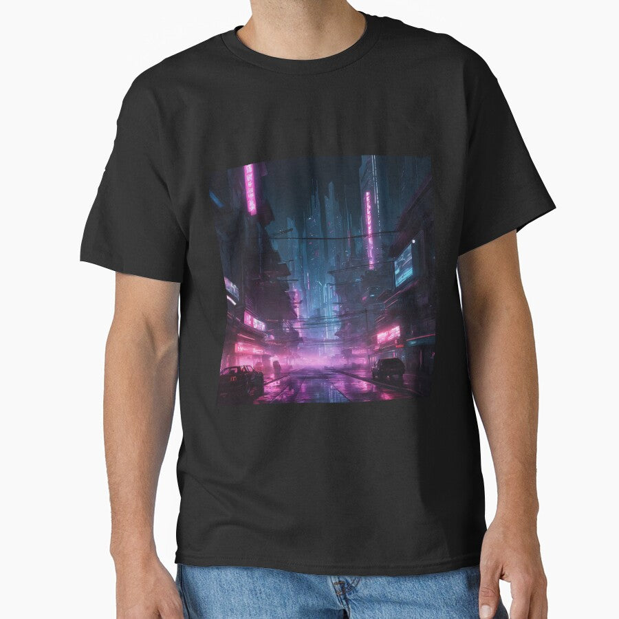 Cyberpunk Night City Art #5 by Cyberpunk Neo T-Shirts, Hoodie, Sweatshirt | BlankRebels.com (Image 1)