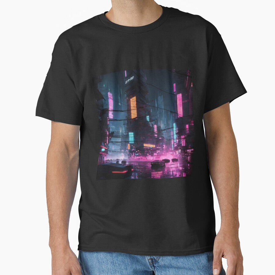 Cyberpunk Night City Art #3 by Cyberpunk Neo T-Shirts, Hoodie, Sweatshirt | BlankRebels.com (Image 1)