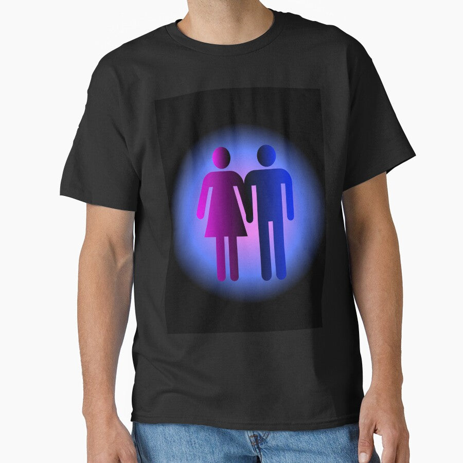 Boy and Girl Couple Symbol by Alienzombie13 T-Shirts, Hoodie, Sweatshirt | BlankRebels.com (Image 1)