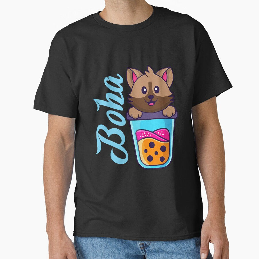 Cat Boba Tea Bubble Tea Anime Kawaii by VETRO⭐ T-Shirts, Hoodie, Sweatshirt | BlankRebels.com (Image 1)
