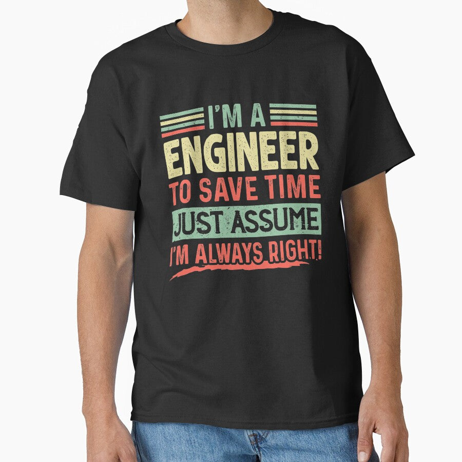 I'm An Engineer Assume I'm Right by teesvect T-Shirts, Hoodie, Sweatshirt | BlankRebels.com (Image 1)