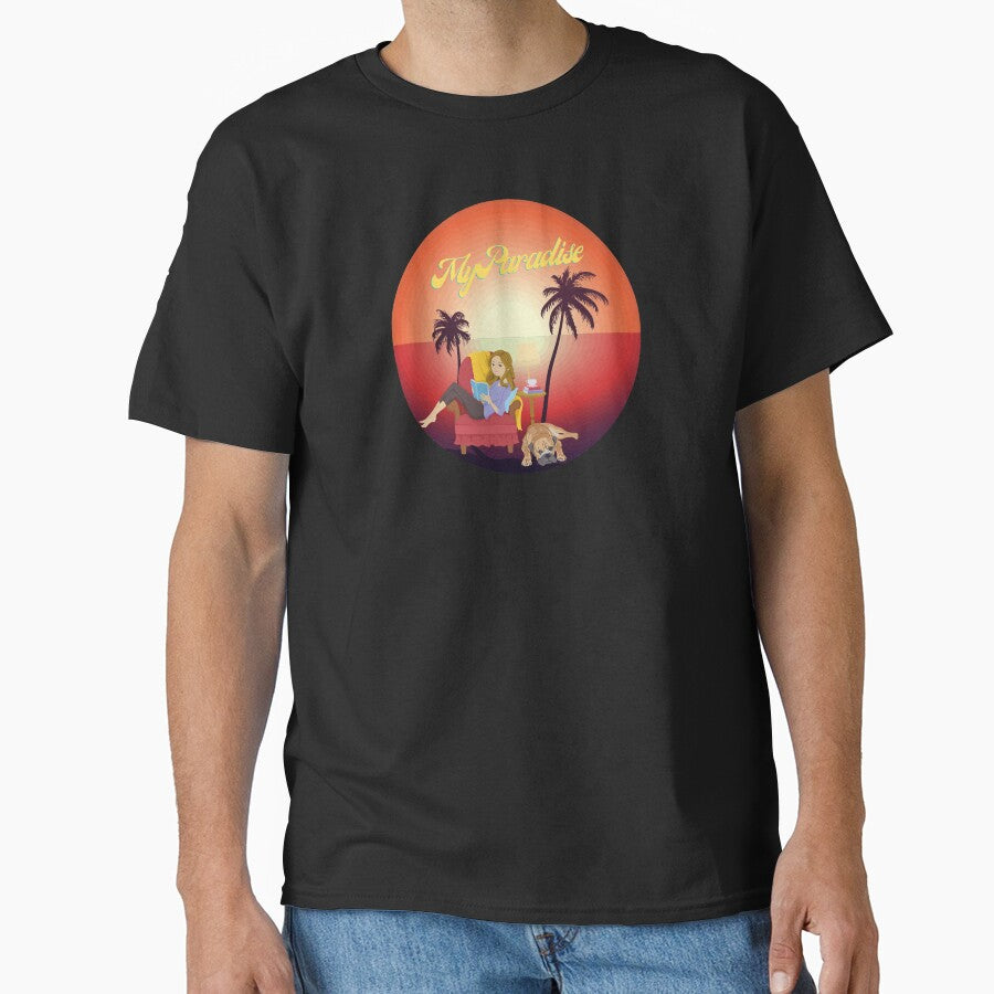 Dogs, Books and Coffee_Cool Weekend Dog Lover Gift by mayamay0 T-Shirts, Hoodie, Sweatshirt | BlankRebels.com (Image 1)