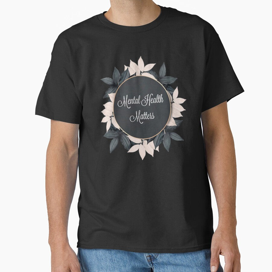 Mental health Matters by HappyPrints ⭐⭐⭐⭐⭐ T-Shirts, Hoodie, Sweatshirt | BlankRebels.com (Image 1)
