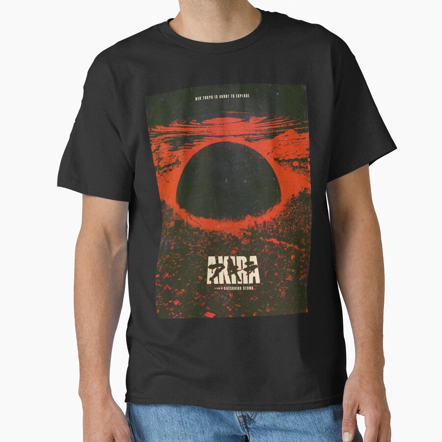 Akira cyberpunk city explosion poster red by Neromancer T-Shirts, Hoodie, Sweatshirt | BlankRebels.com (Image 1)