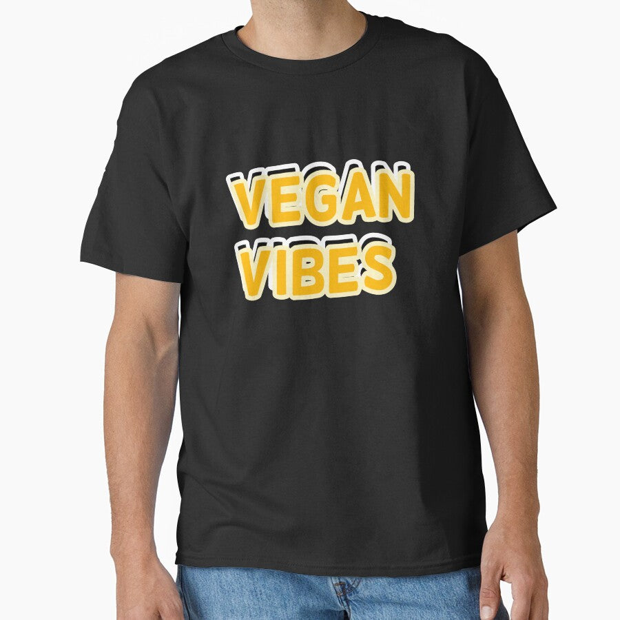 Vegan vibes, yellow by avit1 T-Shirts, Hoodie, Sweatshirt | BlankRebels.com (Image 1)